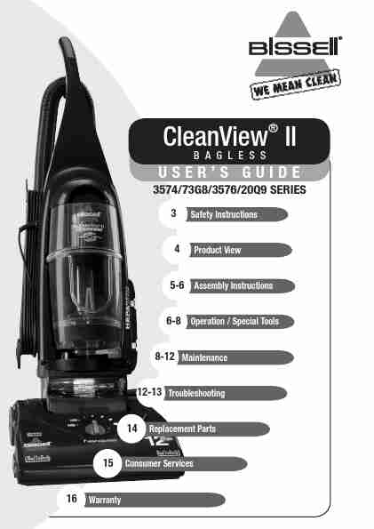 Bissell Vacuum Cleaner 3576-page_pdf
